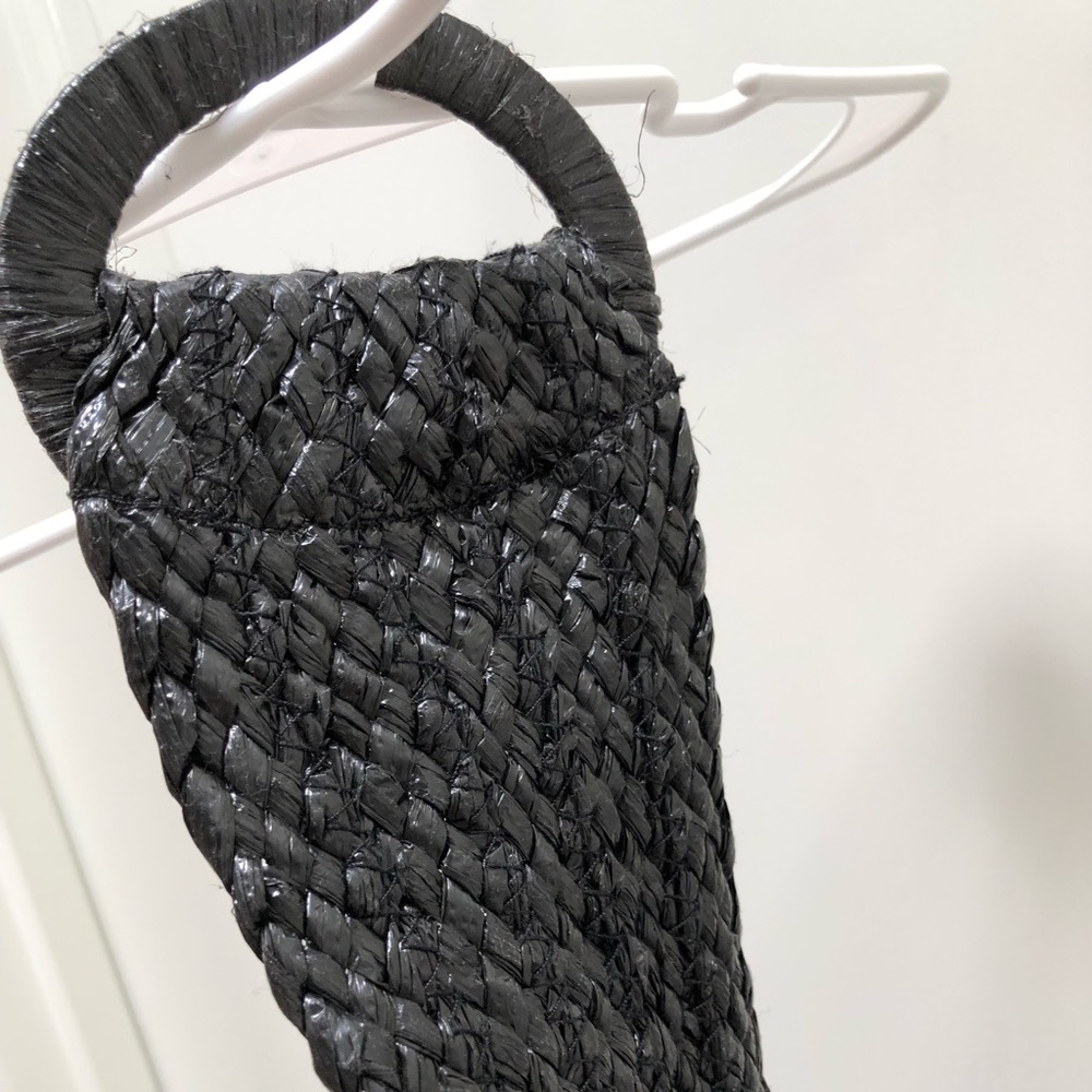 Betsey Johnson Black Wide Belt
